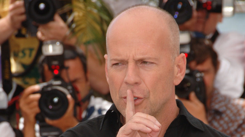 Bruce Willis posing