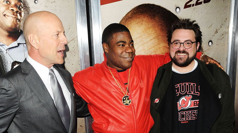 Bruce Willis, Tracy Morgan, and Kevin Smith