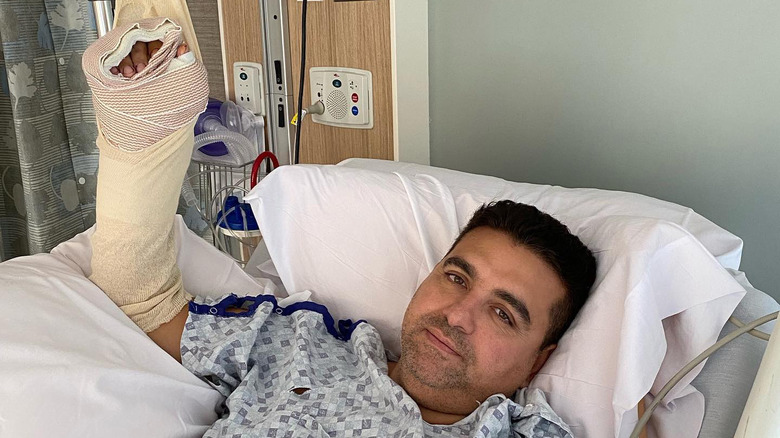 Buddy Valastro in hospital bed
