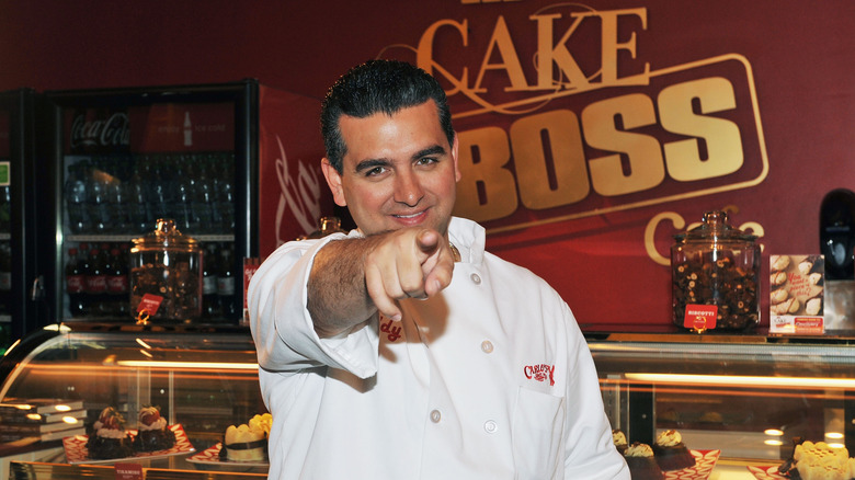 Buddy Valastro with Cake Boss logo