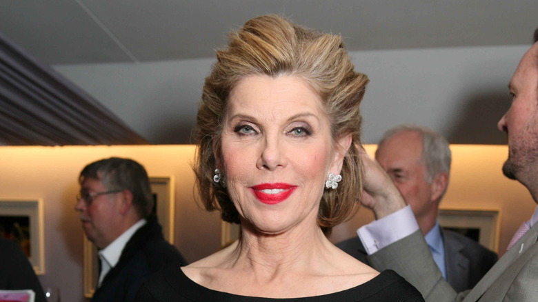 Christine Baranski at birthday party