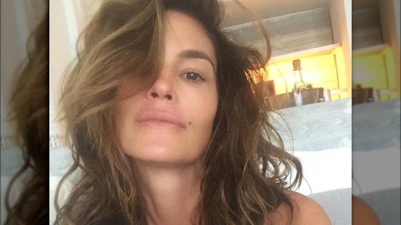 Cindy Crawford after a trip to the spa