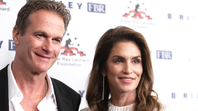 Rande Gerber and Cindy Crawford