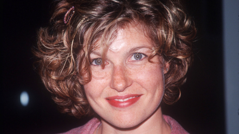 Young Connie Britton with short hair