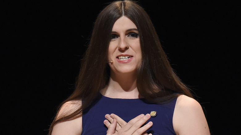 Danica Roem speaking to an audience