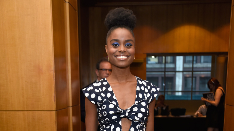 Denée Benton in polka dots