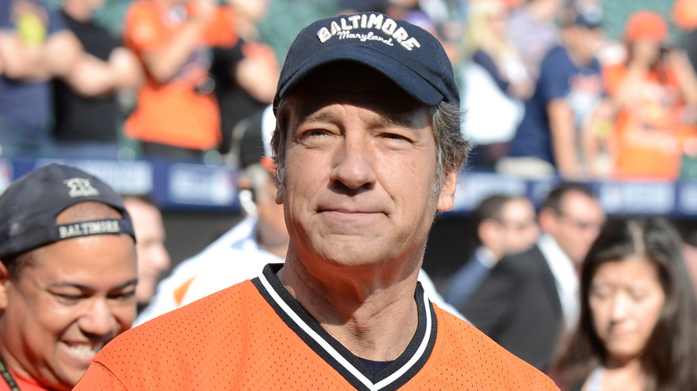 Mike Rowe at Balitmore Orioles game