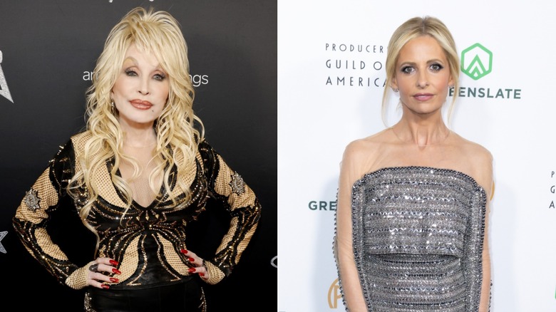 Dolly Parton and Sarah Michelle Gellar