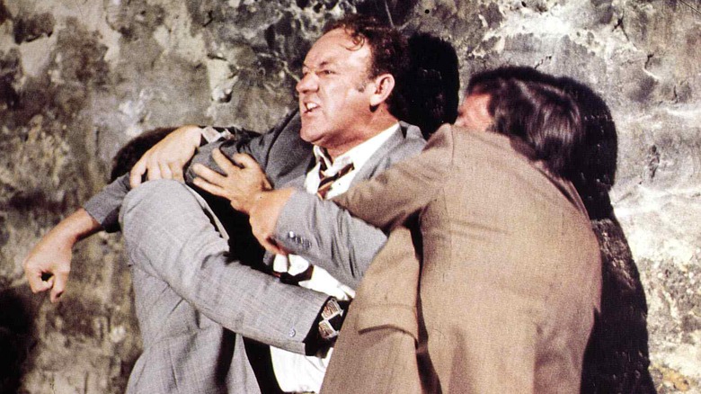 Gene Hackman in a violent scene