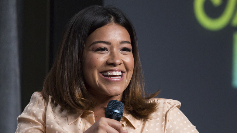 Gina Rodriguez laughing