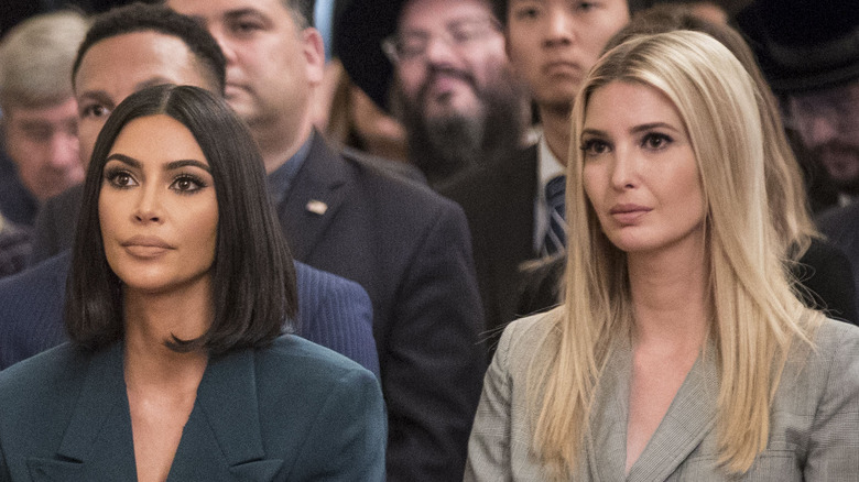 Kim Kardashian, Ivanka Trump at White House event