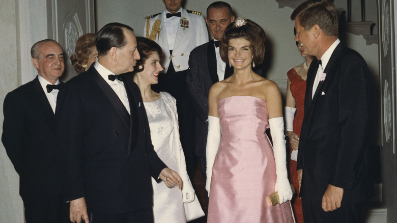 Jackie, JFK, and event-goers