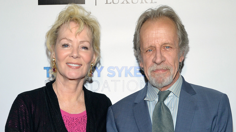 Jean Smart posing with her husband, Richard Gilliland