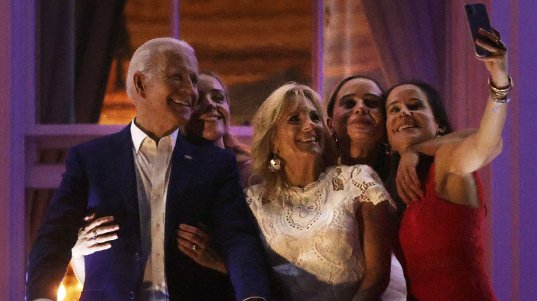 Joe Biden with his family