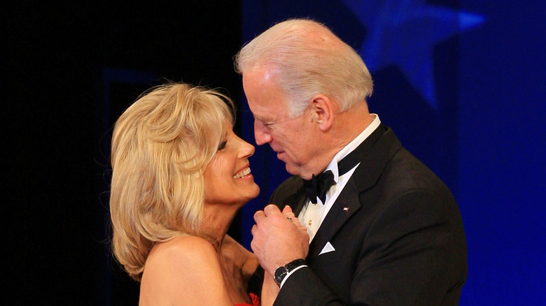 Joe Biden and Jill Biden dancing