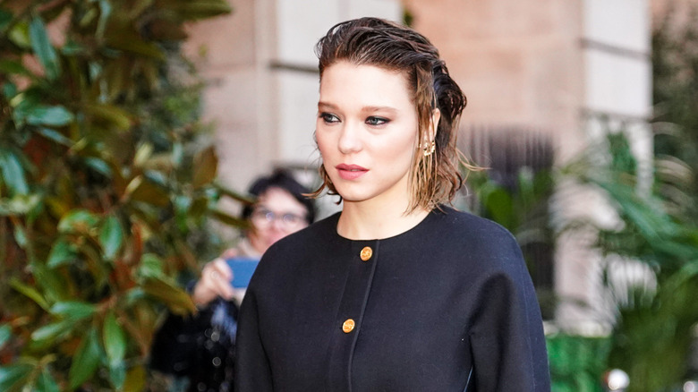 Lea Seydoux on the street