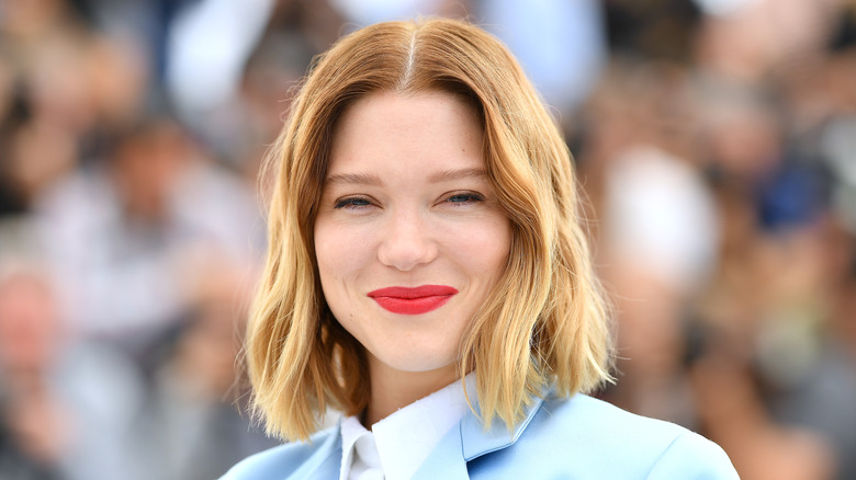 Lea Seydoux smiling