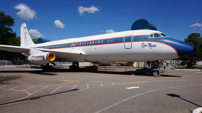 Lisa Marie plane at Graceland