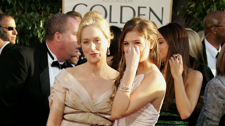 Meryl Streep, Louisa Jacobson at Golden Globes