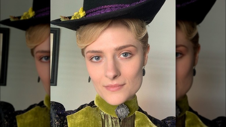 Louisa Jacobson selfie in costume