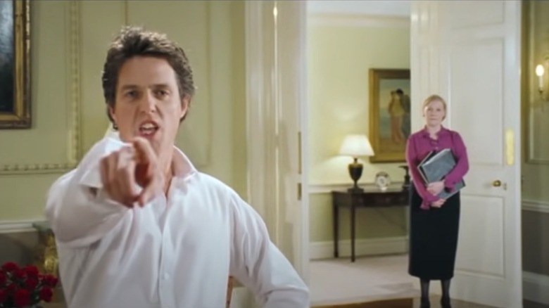 Hugh Grant dancing in Love Actually