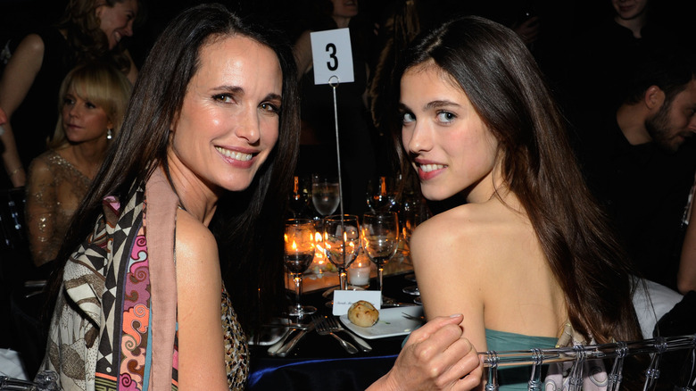 Andie MacDowell and Margaret Qualley