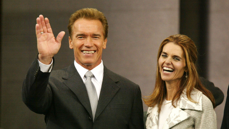 Maria Shriver with Arnold Schwarzenegger