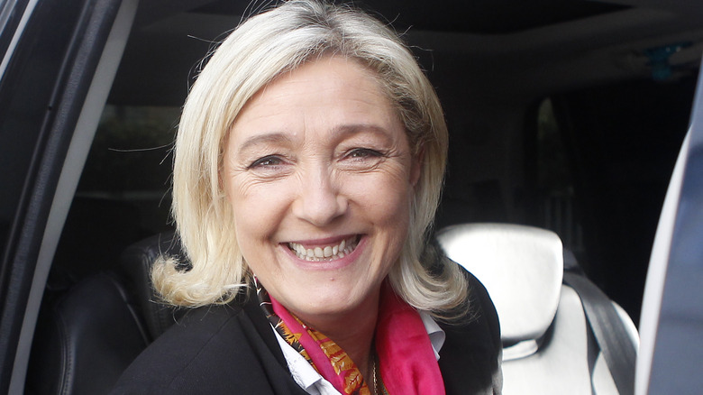 Marine Le Pen smiling 