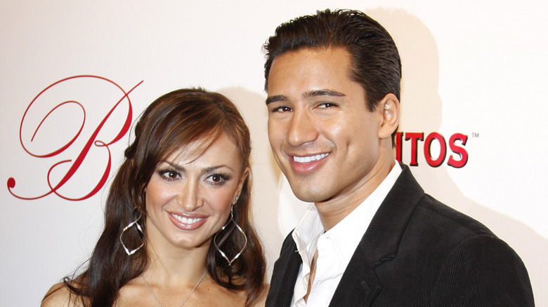 Mario Lopez, dancing partner Karina Smirnoff