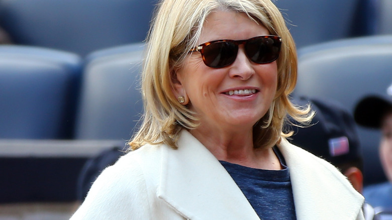 Martha Stewart wearing sunglasses