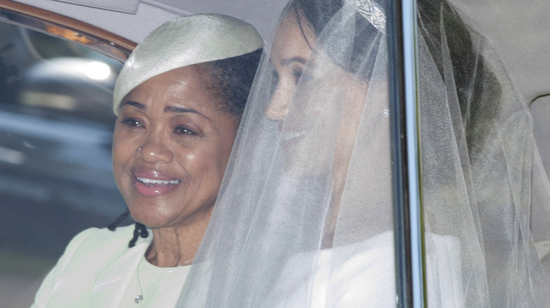 Meghan Markle with her mom Doria Ragland