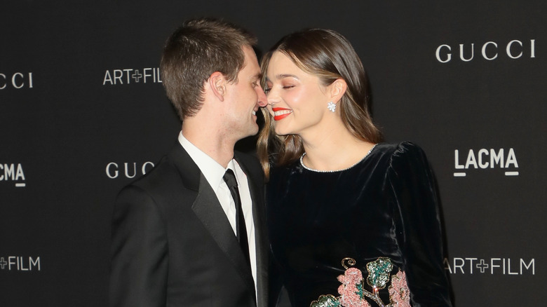 Miranda Kerr and Evan Spiegel