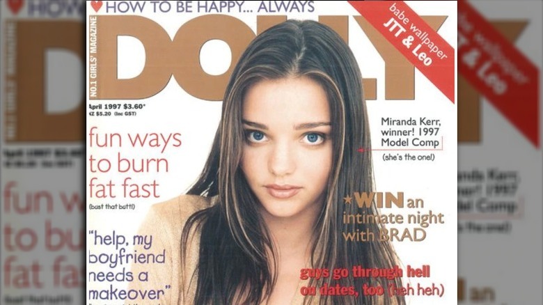 Miranda Kerr on Dolly magazine cover