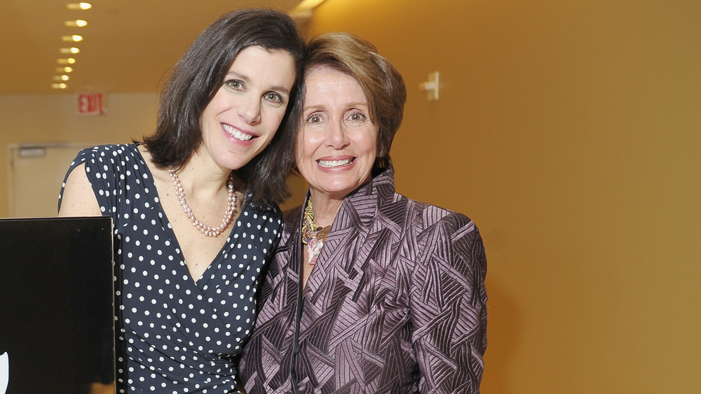 Nancy and Alexandra Pelosi standing together