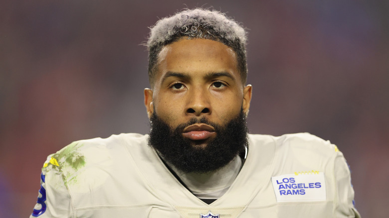 Odell Beckham Jr. looking serious