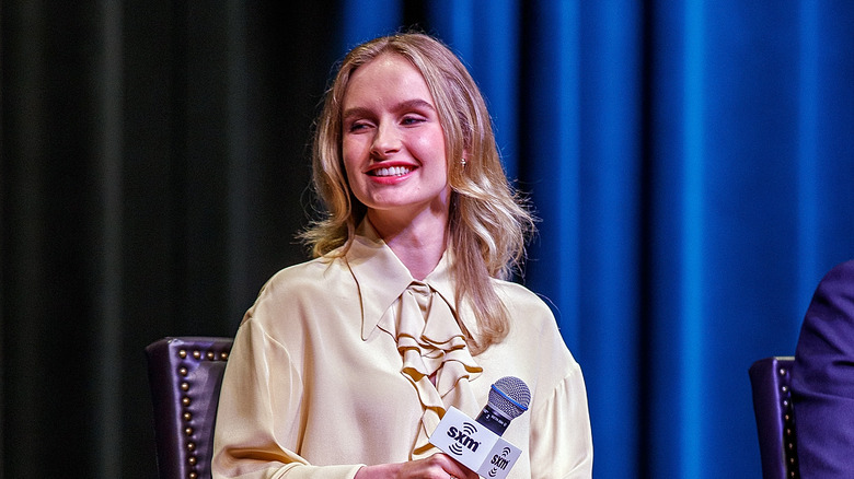 Olivia DeJonge on stage