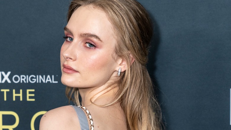 Olivia DeJonge on the red carpet