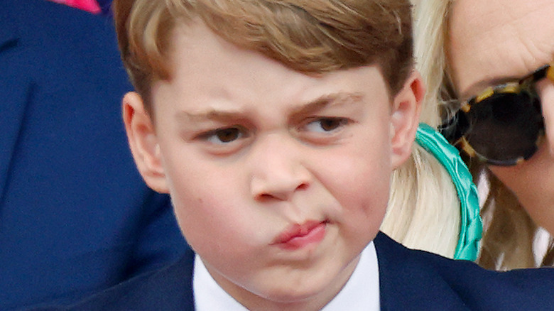 Prince George outside