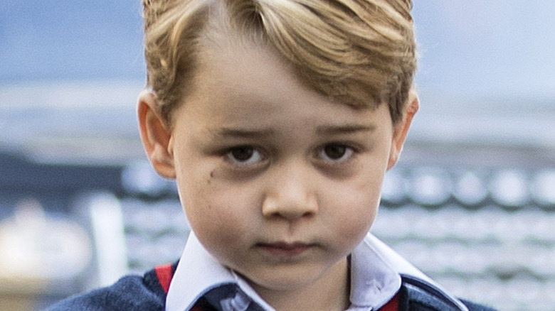 Prince George outside