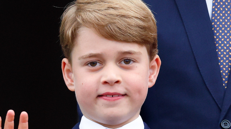 Prince George outside