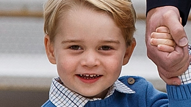 Prince George outside