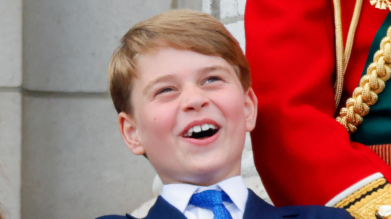 Prince George outside