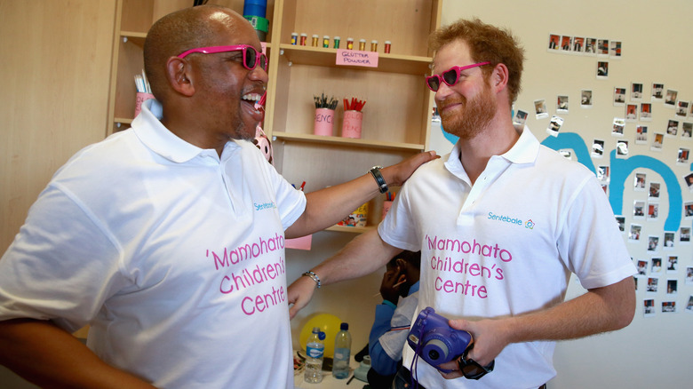 Prince Harry and Prince Seeiso