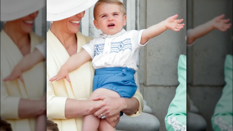 Prince Louis as a baby