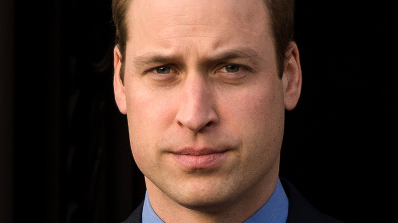 Prince William's forehead scar