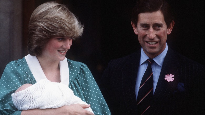 Princess Diana, Prince Charles, baby William