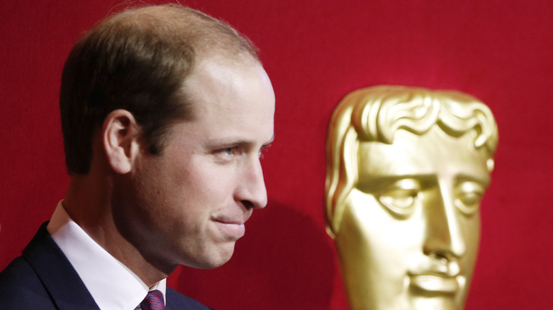 Prince WIlliam at the BAFTAs