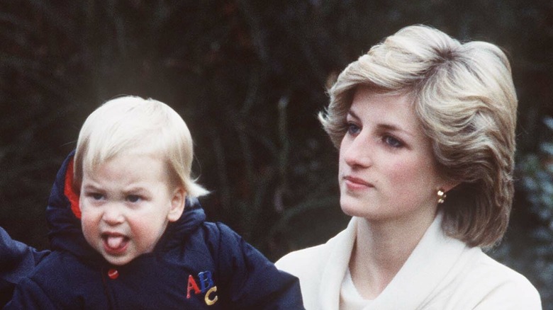 Baby Prince William, Princess Diana