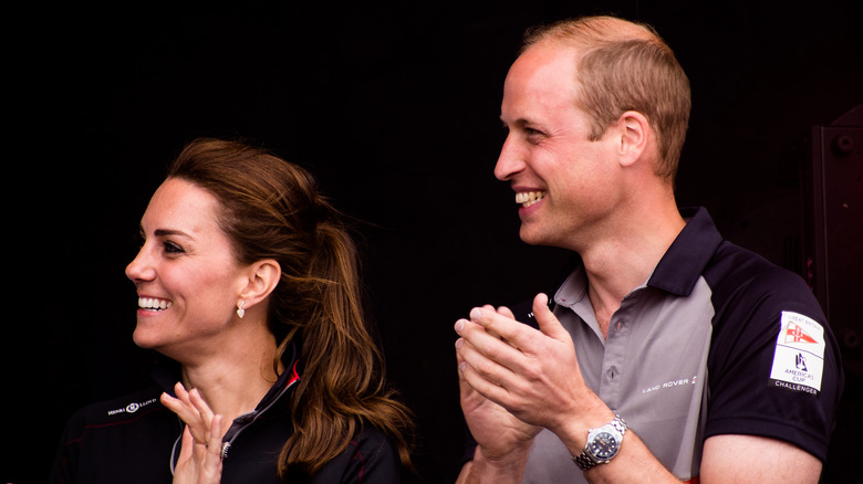 Kate Middleton, Prince William clapping