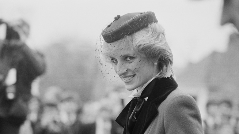 Princess Diana attending an event